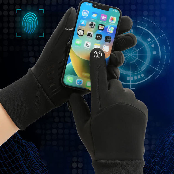 Guantes deportivos térmicos con pantalla táctil resistentes al frío
