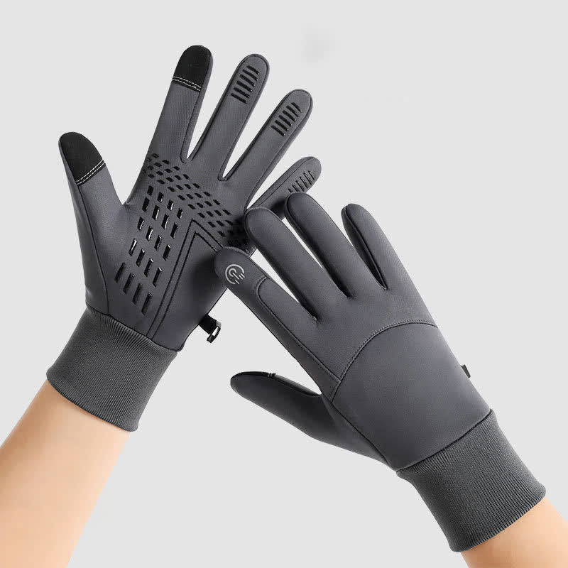 Guantes deportivos térmicos con pantalla táctil resistentes al frío