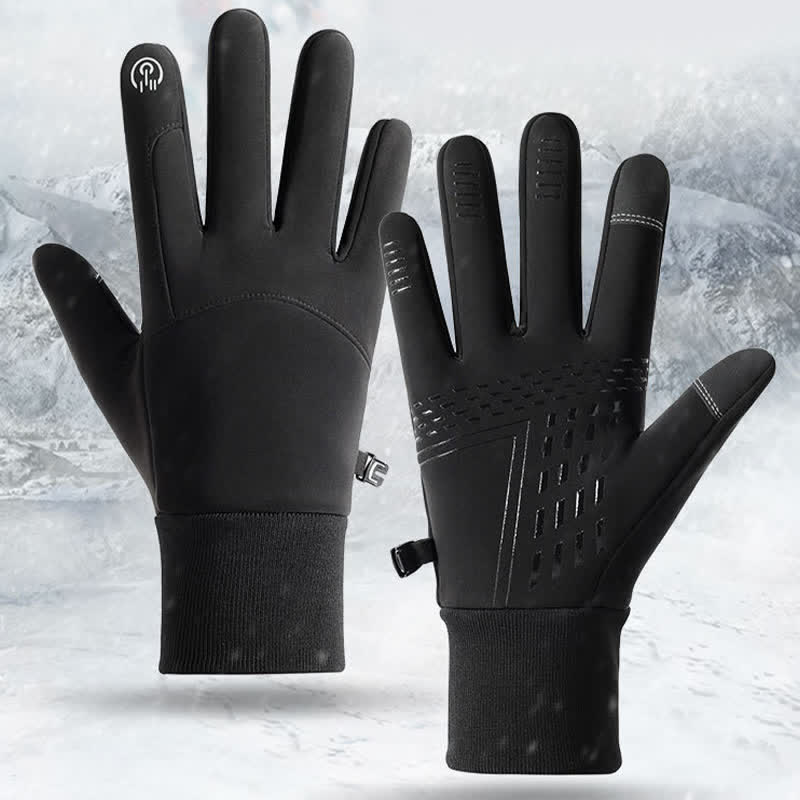 Guantes deportivos térmicos con pantalla táctil resistentes al frío