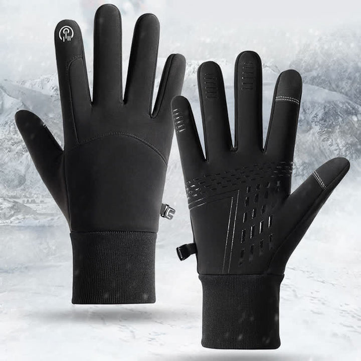 Guantes deportivos térmicos con pantalla táctil resistentes al frío
