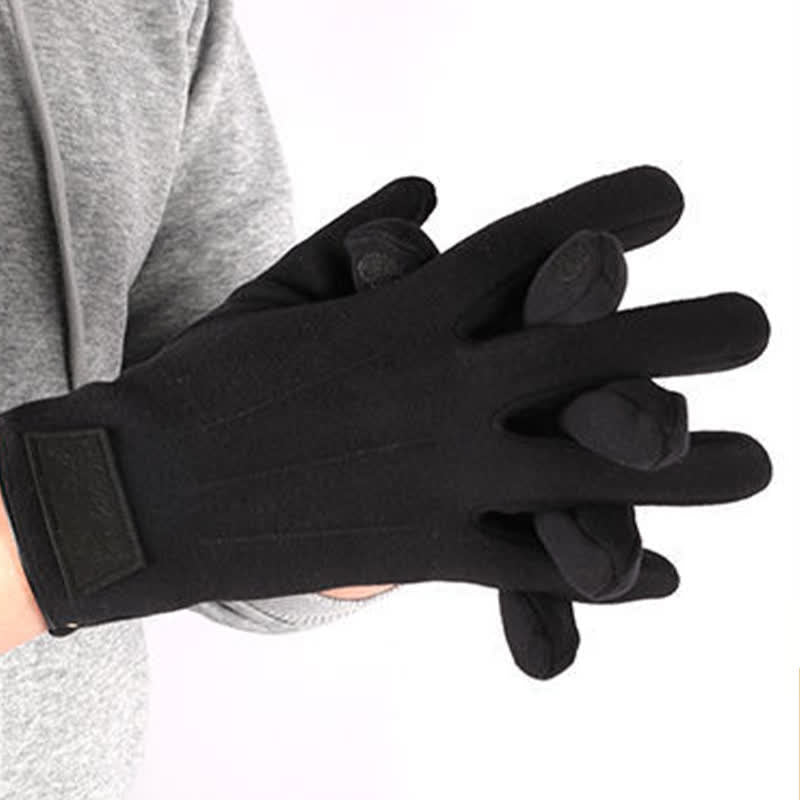Guantes de invierno antideslizantes con pantalla táctil y dedos completos