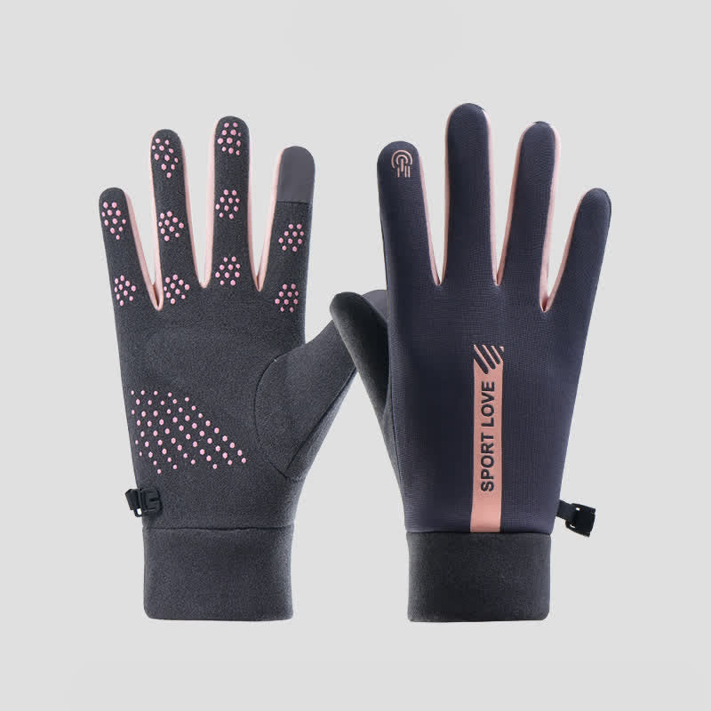 Guantes de ciclismo para exteriores con pantalla táctil antideslizante para amantes del deporte