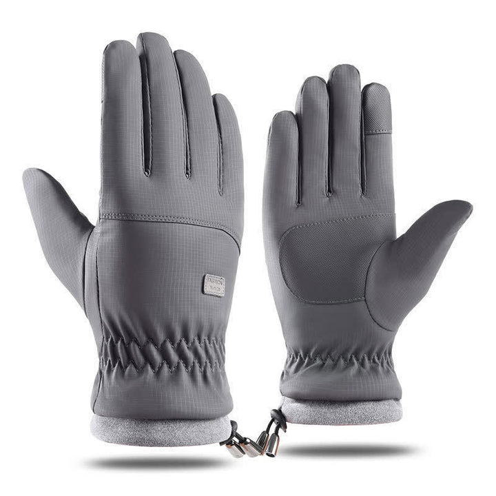 Guantes de montar con puños elásticos y pantalla táctil para exteriores en invierno