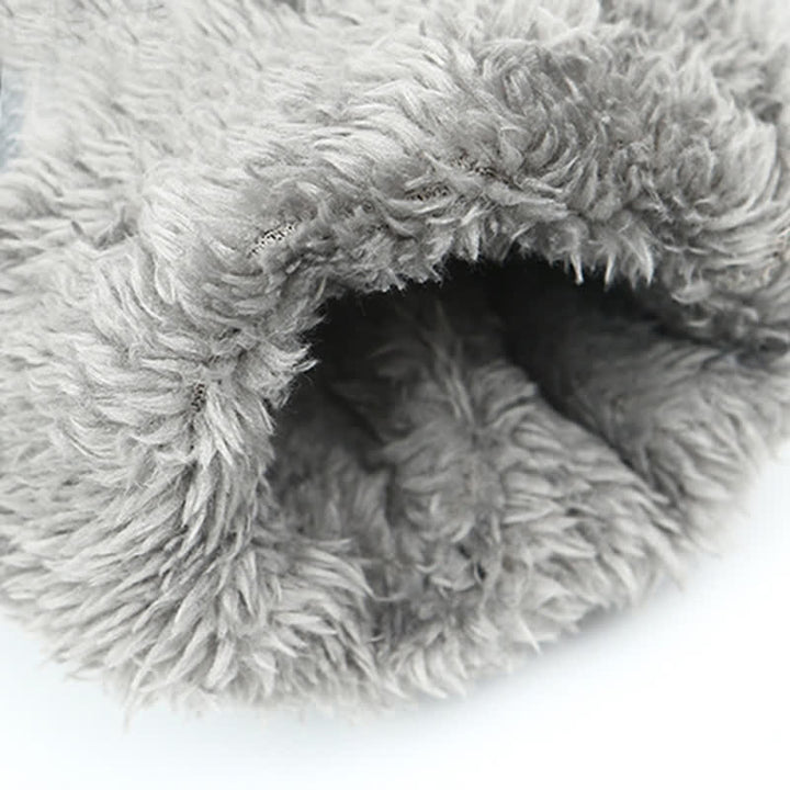 Guantes de montar con puños elásticos y pantalla táctil para exteriores en invierno