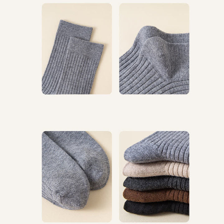 Calcetines de hombre cómodos, transpirables y de color sólido
