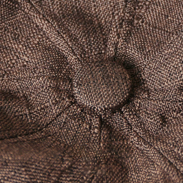 Sombrero de boina transpirable octogonal vintage Newsboy