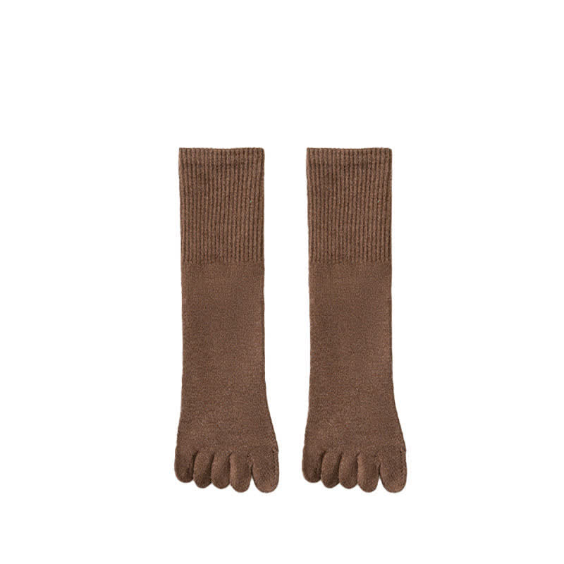 Calcetines deportivos de mezcla de lana con puntera dividida para hombre