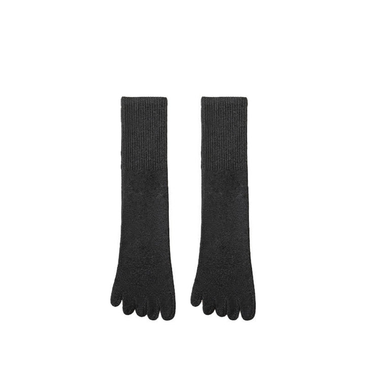 Calcetines deportivos de mezcla de lana con puntera dividida para hombre