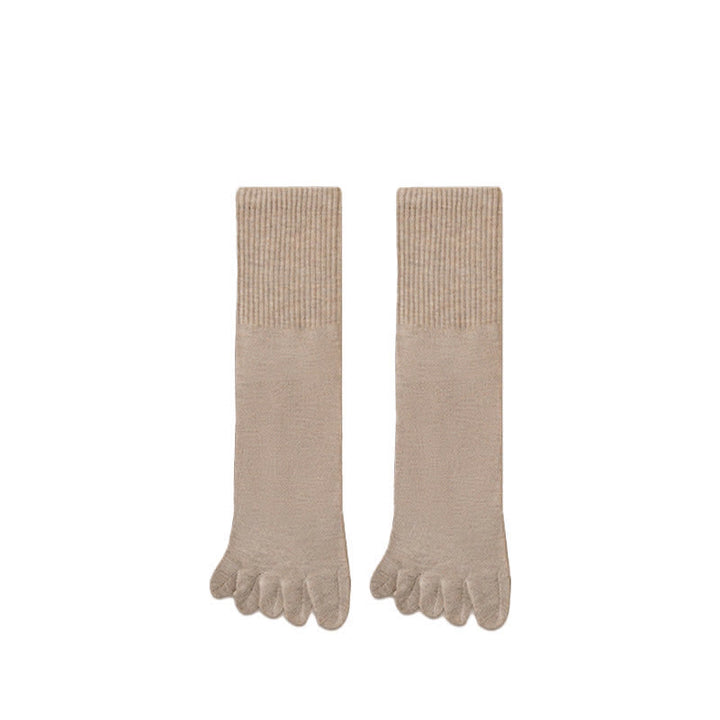 Calcetines deportivos de mezcla de lana con puntera dividida para hombre