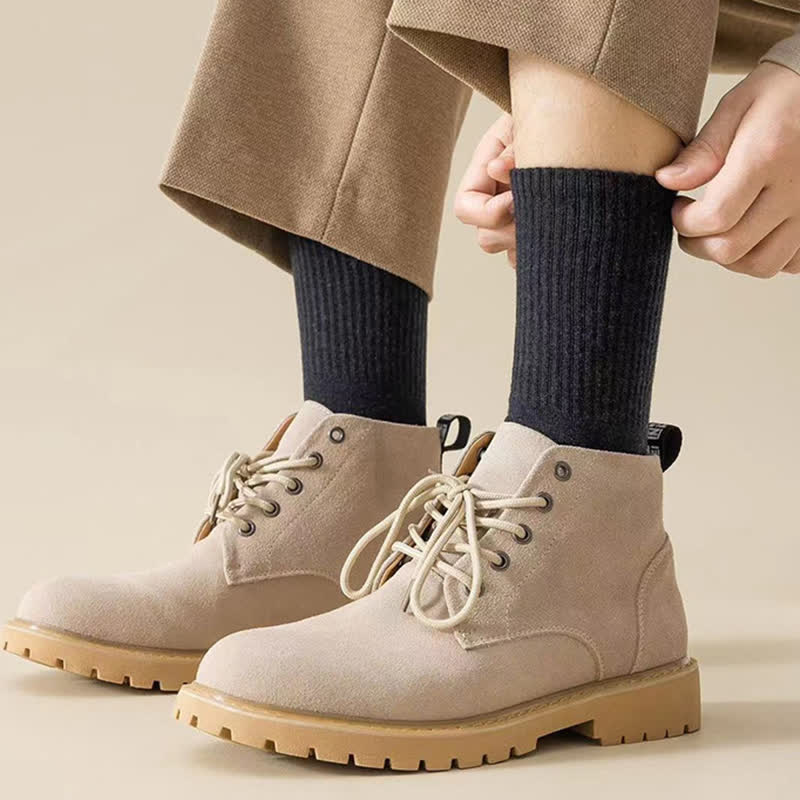 Calcetines deportivos de mezcla de lana con puntera dividida para hombre
