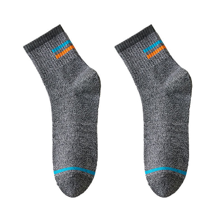 Calcetines de hombre con estampado de rayas de moda