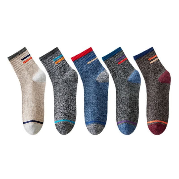 Calcetines de hombre con estampado de rayas de moda