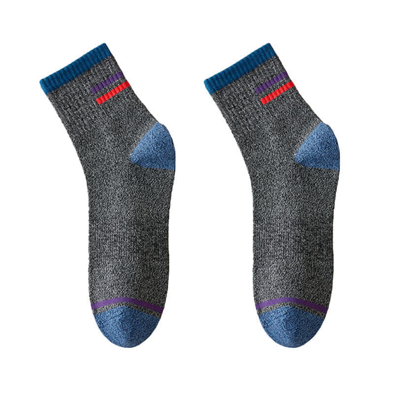 Calcetines de hombre con estampado de rayas de moda