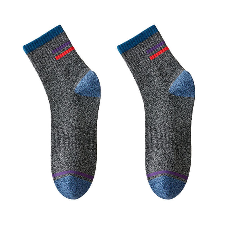 Calcetines de hombre con estampado de rayas de moda