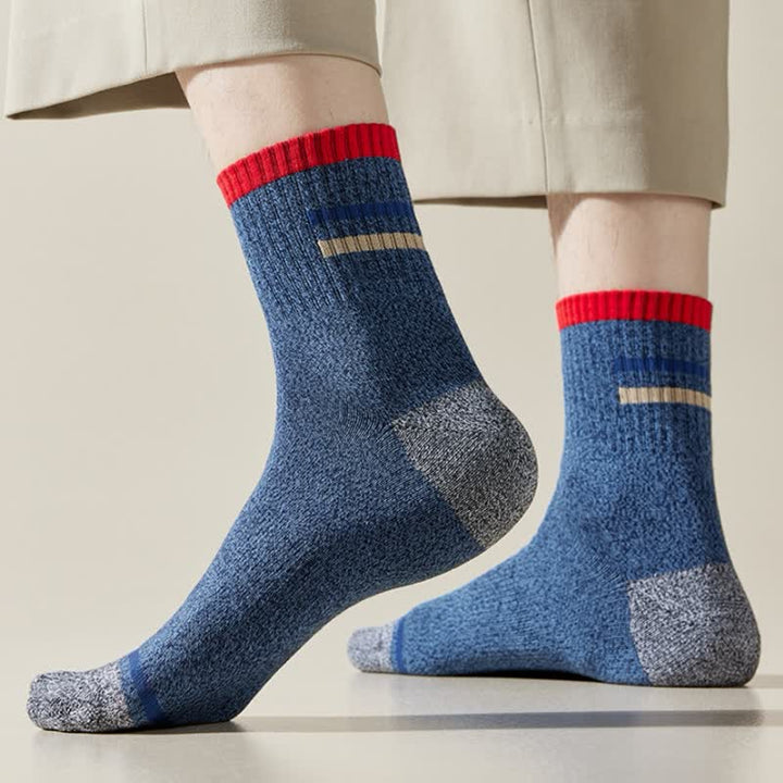 Calcetines de hombre con estampado de rayas de moda