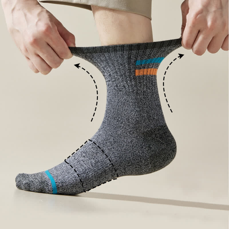 Calcetines de hombre con estampado de rayas de moda