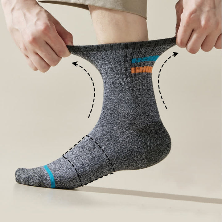 Calcetines de hombre con estampado de rayas de moda