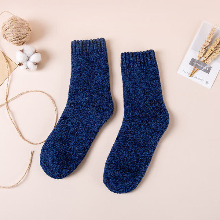Calcetines de nieve anticongelantes informales y súper gruesos para hombre