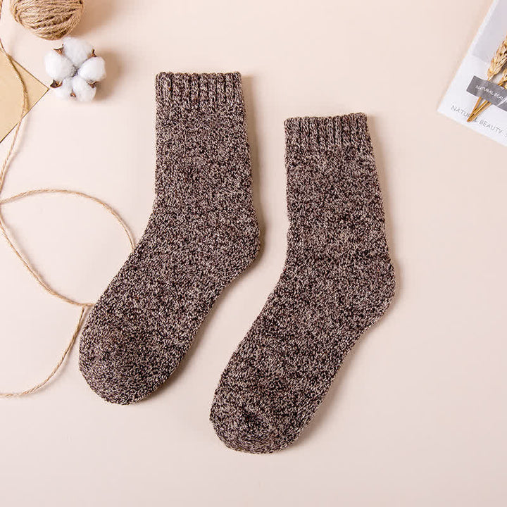 Calcetines de nieve anticongelantes informales y súper gruesos para hombre