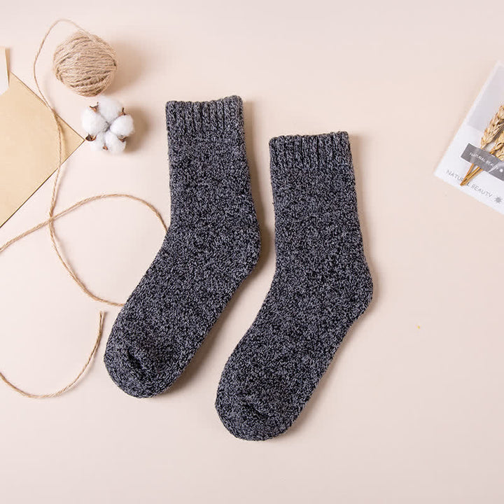 Calcetines de nieve anticongelantes informales y súper gruesos para hombre