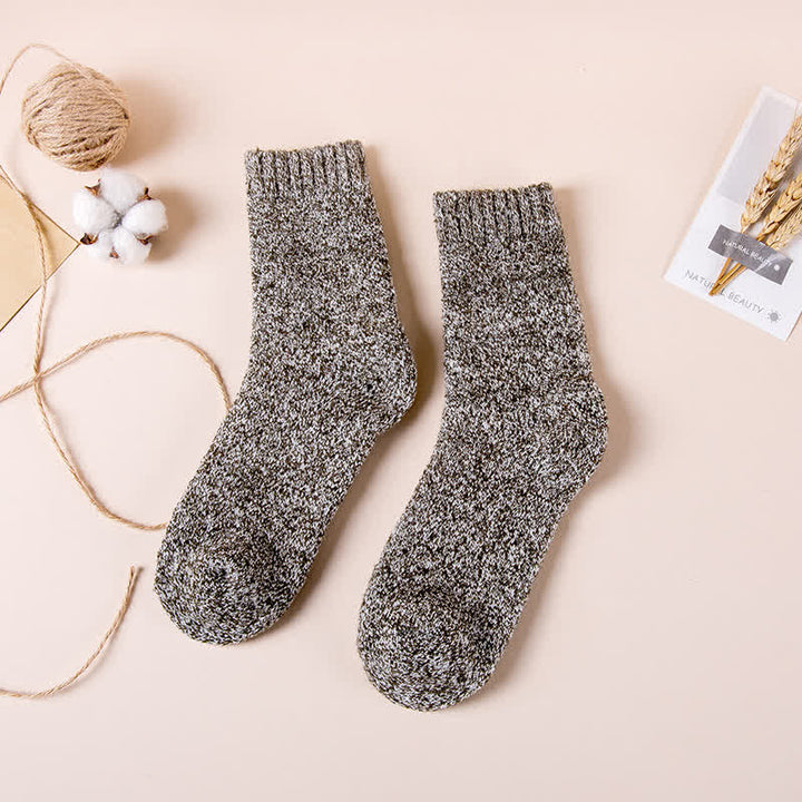 Calcetines de nieve anticongelantes informales y súper gruesos para hombre