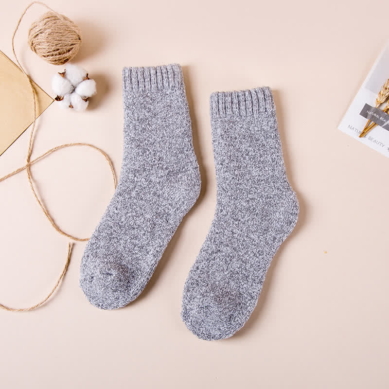 Calcetines de nieve anticongelantes informales y súper gruesos para hombre