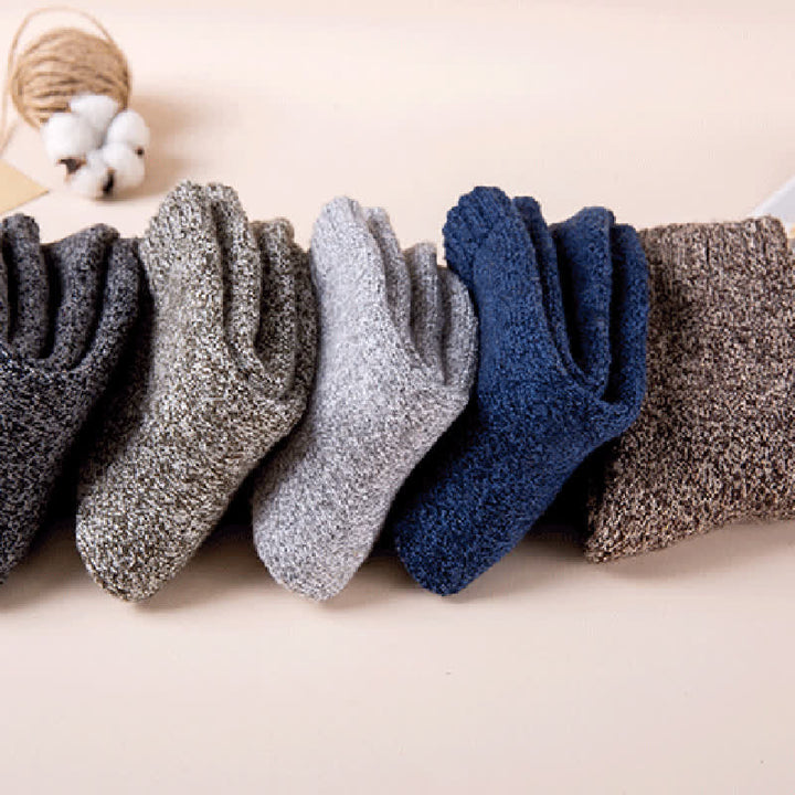 Calcetines de nieve anticongelantes informales y súper gruesos para hombre