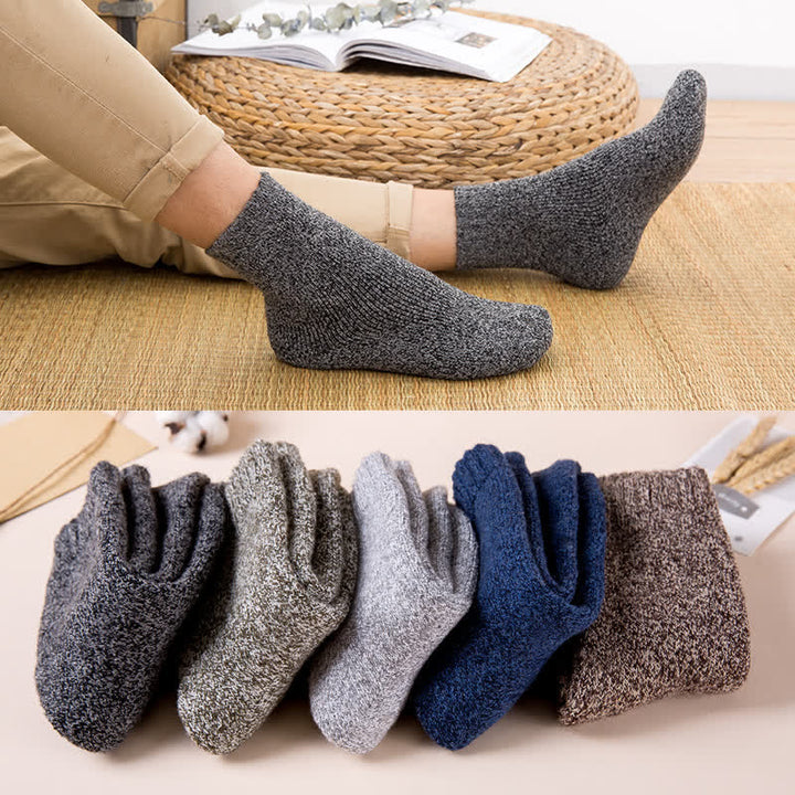 Calcetines de nieve anticongelantes informales y súper gruesos para hombre