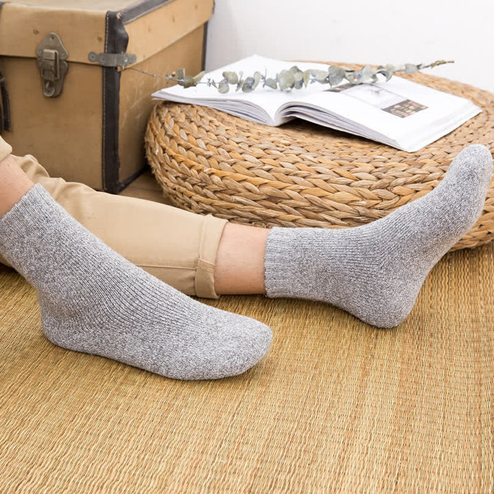 Calcetines de nieve anticongelantes informales y súper gruesos para hombre