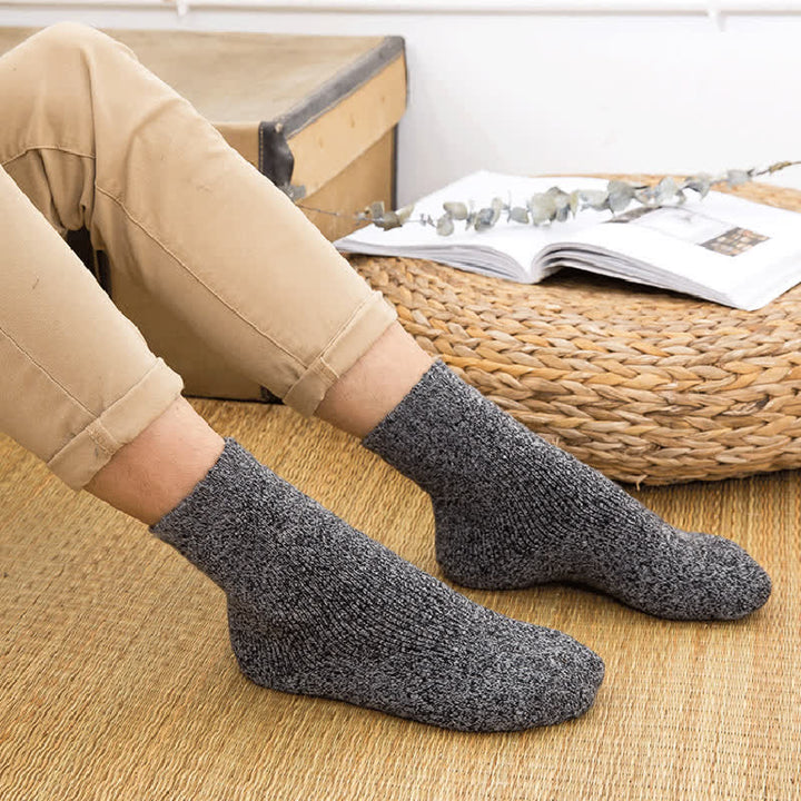 Calcetines de nieve anticongelantes informales y súper gruesos para hombre