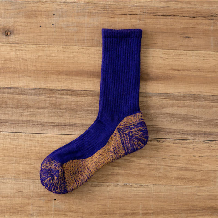 Calcetines cálidos con estampado abstracto elegante para hombre