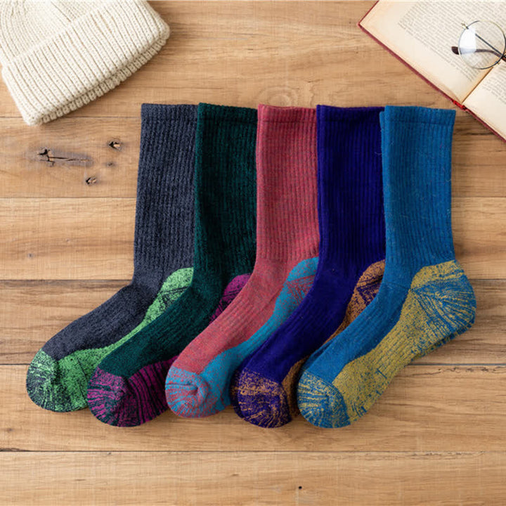 Calcetines cálidos con estampado abstracto elegante para hombre
