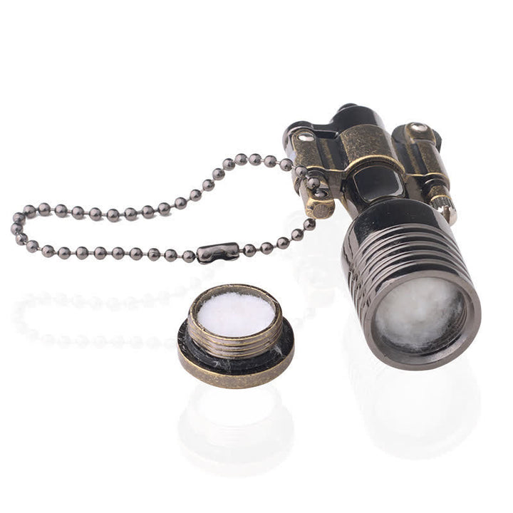 Encendedor de queroseno recargable de estilo steampunk antiguo