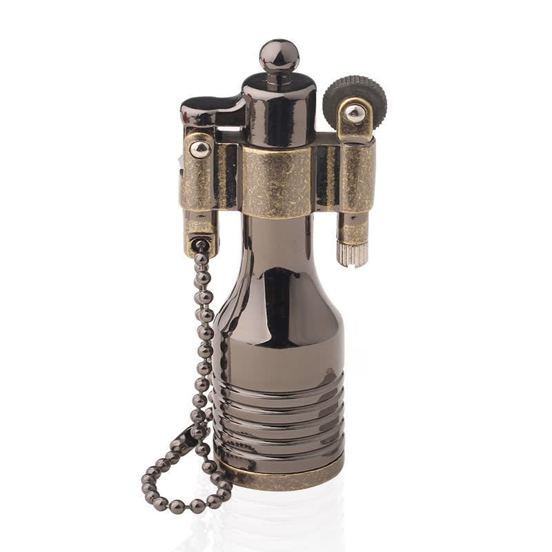 Encendedor de queroseno recargable de estilo steampunk antiguo