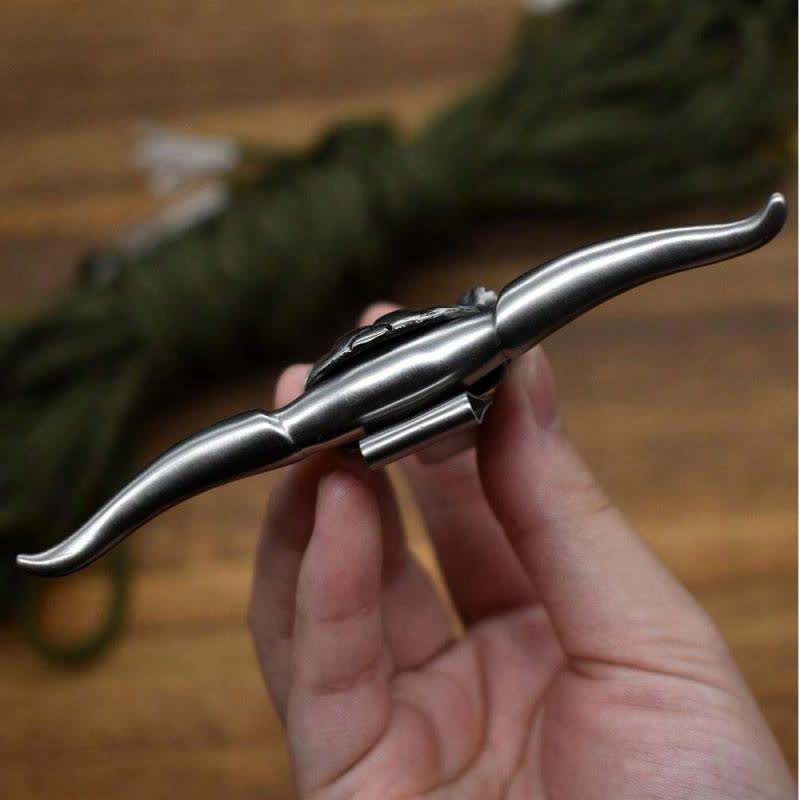 Hebilla de cinturón con colgante de herramienta EDC multifunción con cabeza de toro Longhorn - image 5