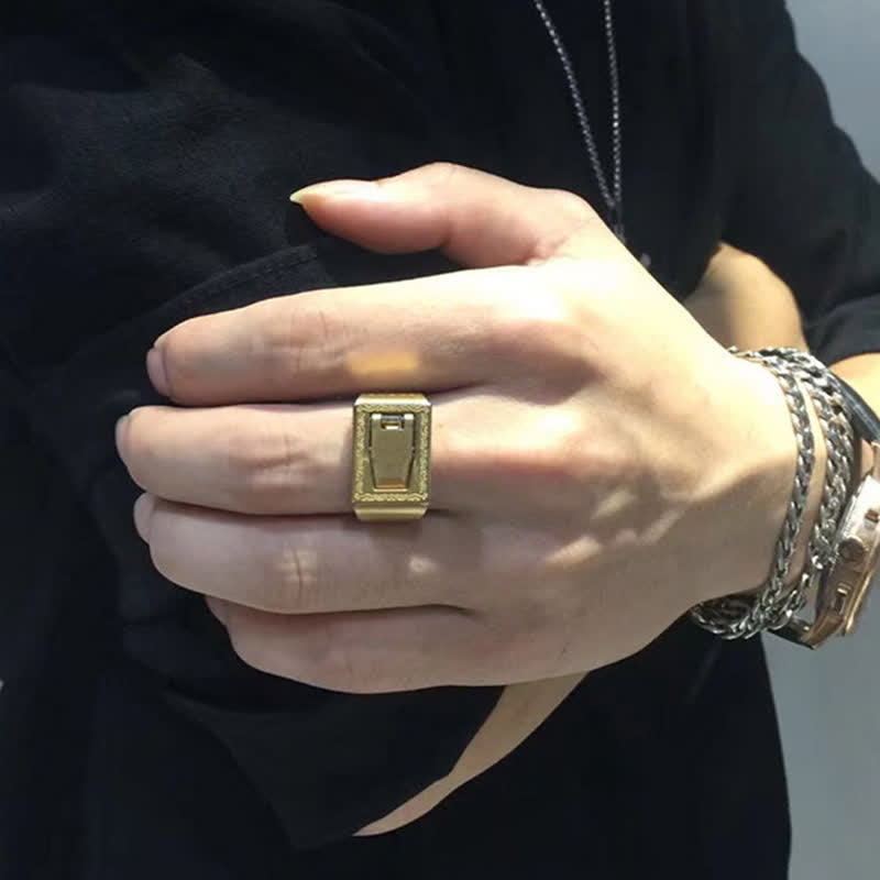 Anillo ajustable de hoja oculta multifuncional