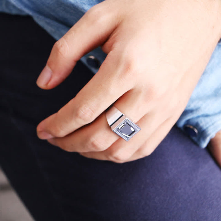 Anillo ajustable de hoja oculta multifuncional