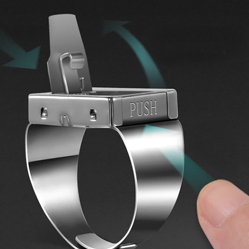 Anillo ajustable de hoja oculta multifuncional