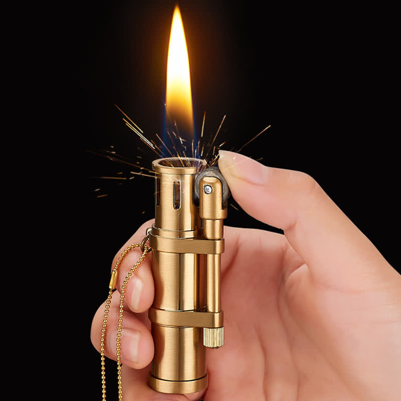 Encendedor de queroseno recargable con forma de bambú novedoso