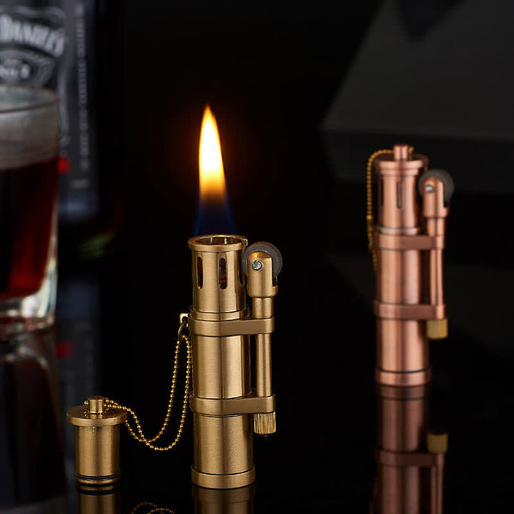 Encendedor de queroseno recargable con forma de bambú novedoso