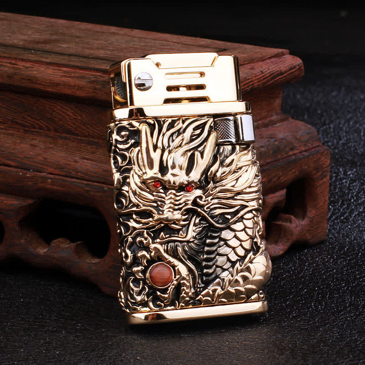 Encendedor de quesoseno recargable con accesorios para fumar Drogon Beads