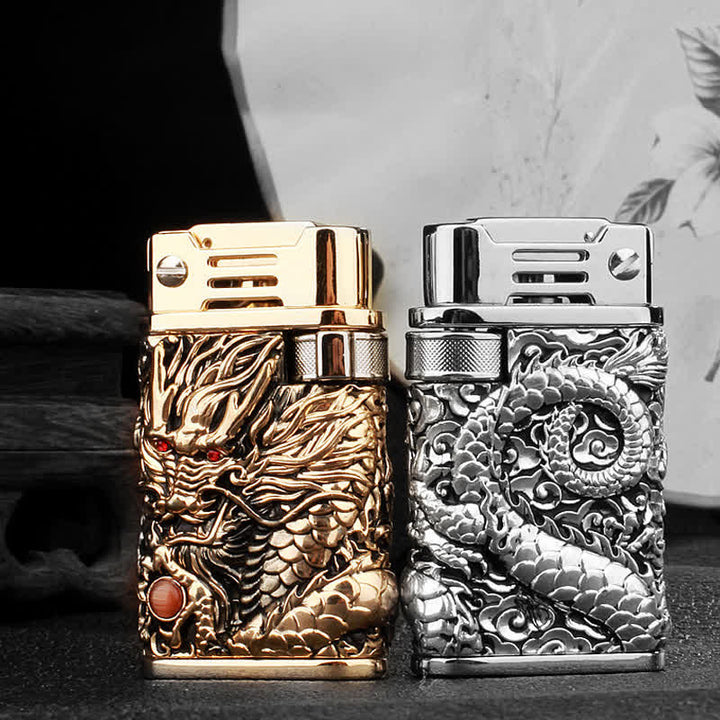 Encendedor de quesoseno recargable con accesorios para fumar Drogon Beads