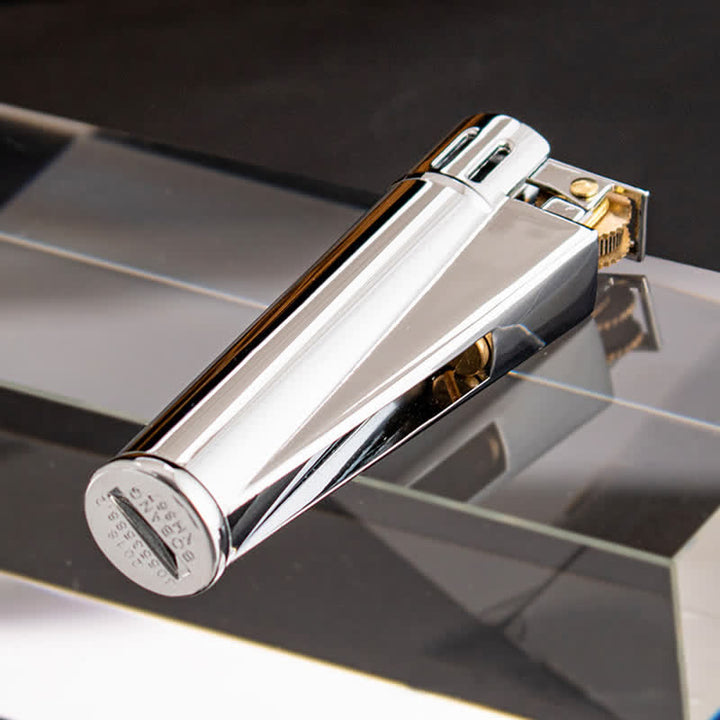 Encendedor de queroseno recargable, cilíndrico, sencillo y elegante