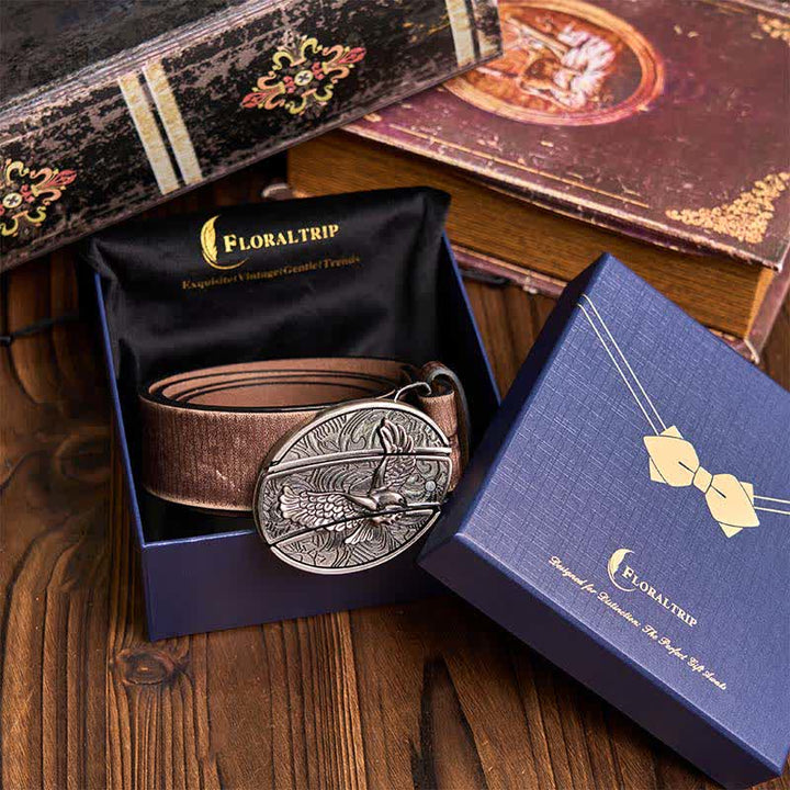 Exquisita caja de regalo con forma de cinturón