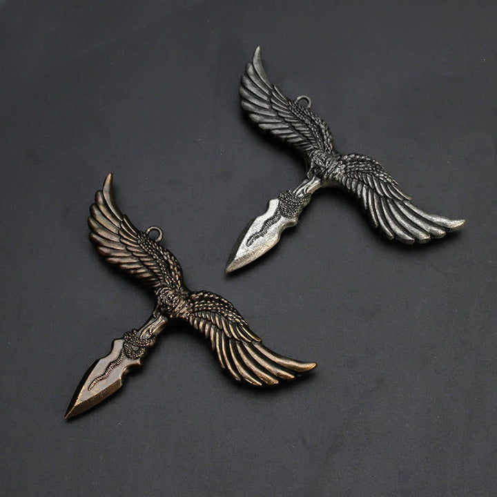 Llavero con cuchilla de corte desempaquetado de Eagle Ghost Sting
