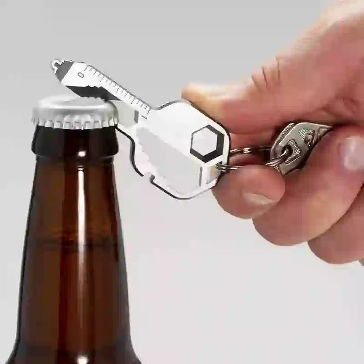 Mini llavero de herramientas comunes con forma de llave, 11 en 1 - image 4