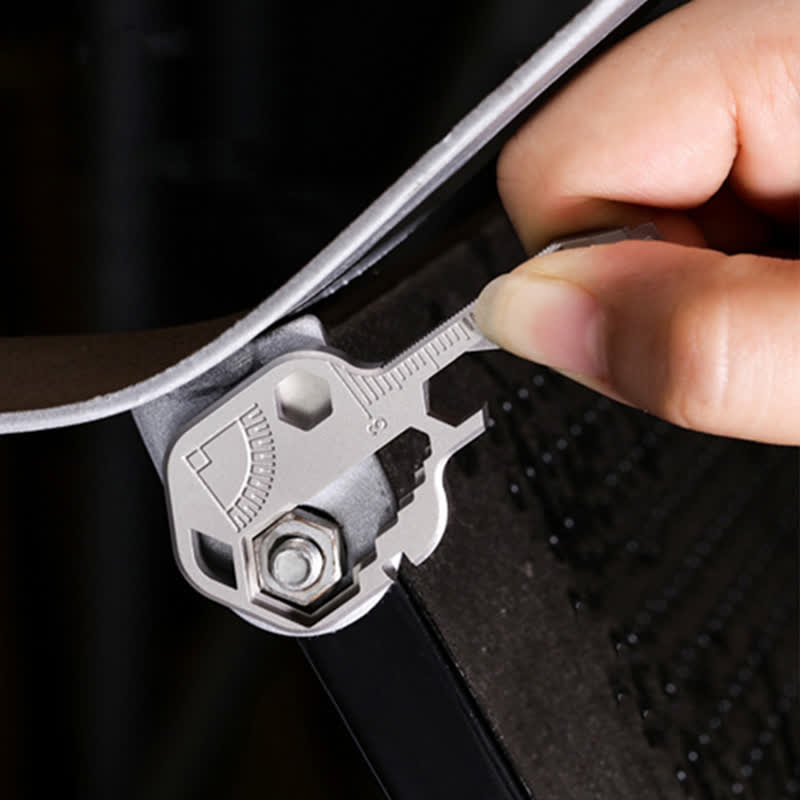 Mini llavero de herramientas comunes con forma de llave, 11 en 1 - image 7