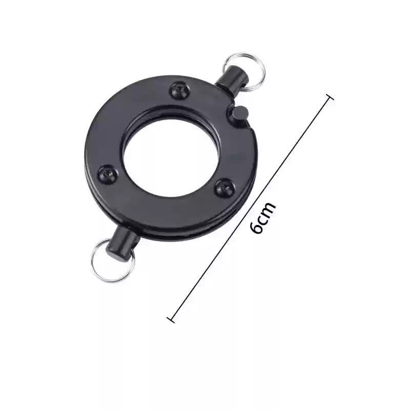 Mini navaja plegable con garra de águila EDC con llavero colgante