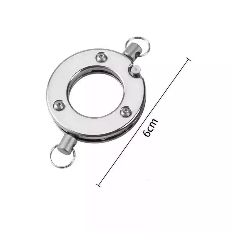 Mini navaja plegable con garra de águila EDC con llavero colgante