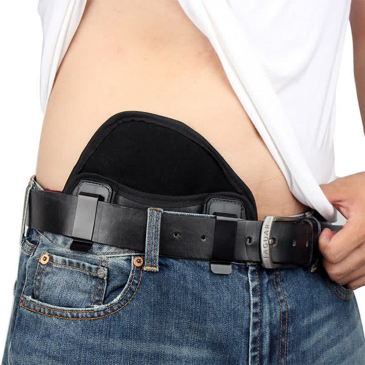 Bolsa de cinturón de cuero con clip para funda táctica para exteriores